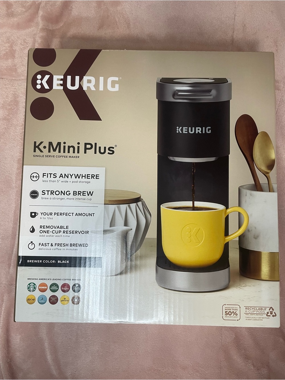 Keurig K-Mini Plus Single Serve Coffee Maker - Black
